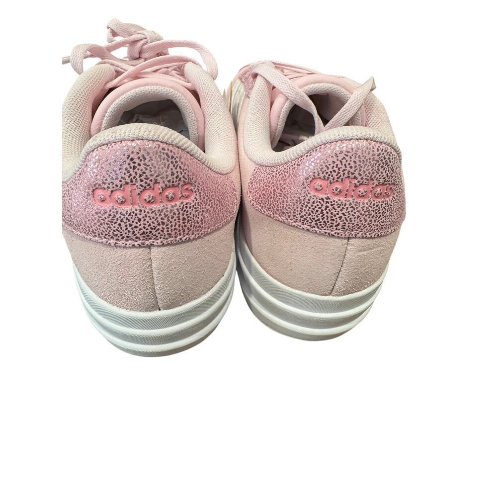 New Adidas VL Court Bold J Pink/White Platform Sneakers Big Kid 5 Women ~ 6.5/7 - Picture 5 of 7